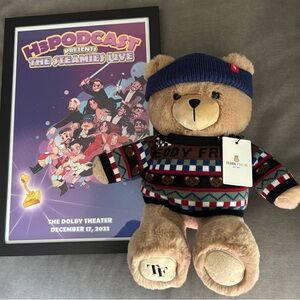 H3 Podcast 2023 Live Steamies Framed Poster & Teddy Fresh Bear